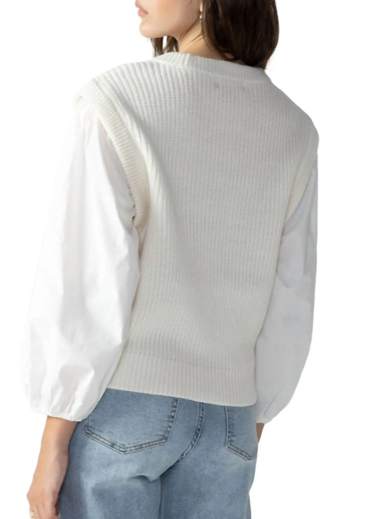 2 Become 1 Sweater In Creme