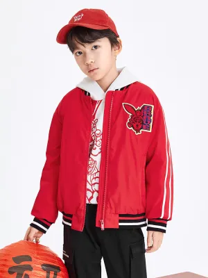 balabala Kids Boy Woven Cotton Jacket 7-14 Years