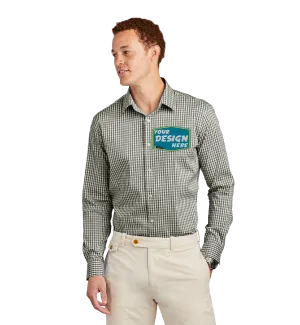 Brooks Brothers Custom Men's Tech Stretch Patterned Shirt