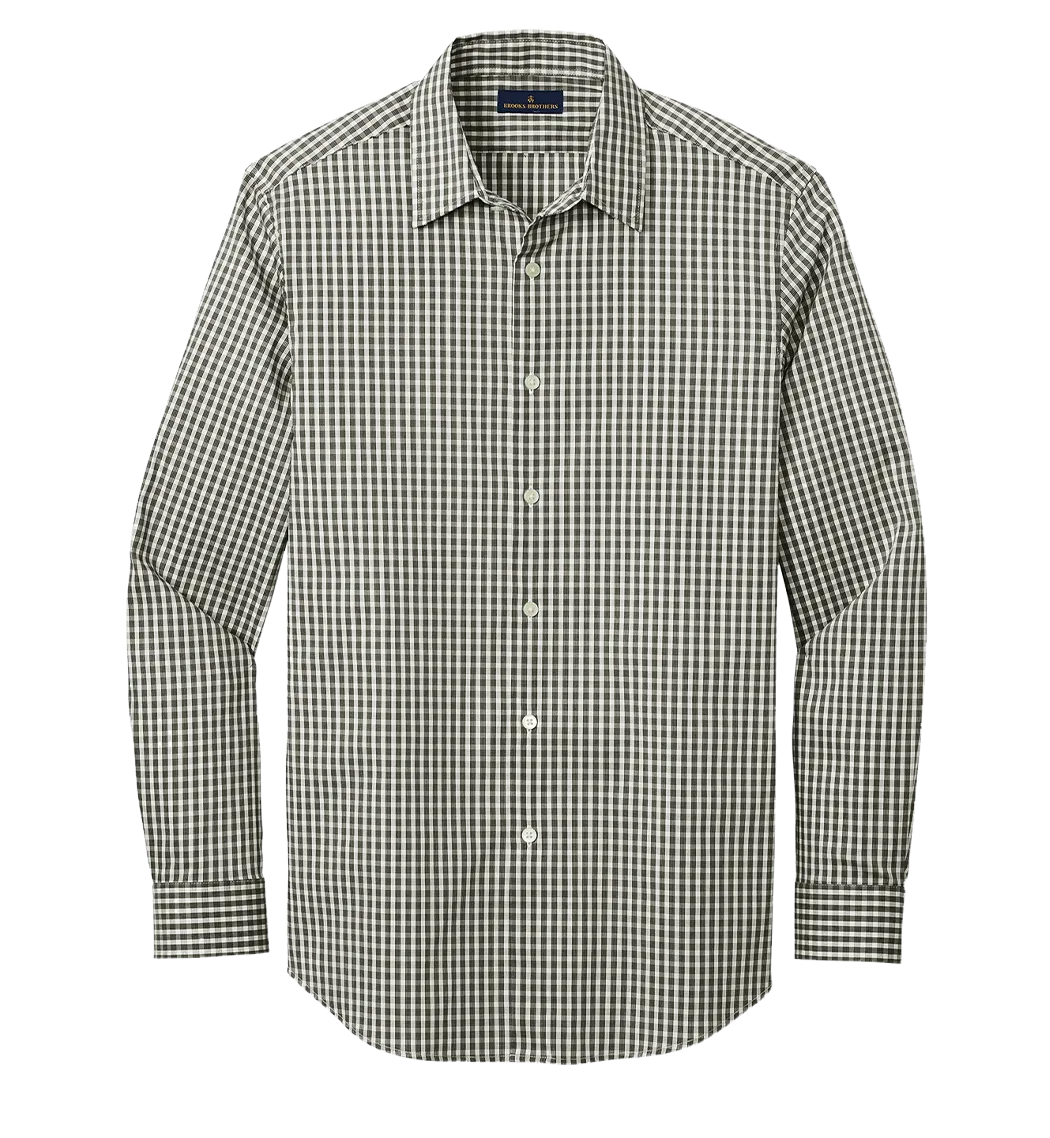 Brooks Brothers Custom Men's Tech Stretch Patterned Shirt