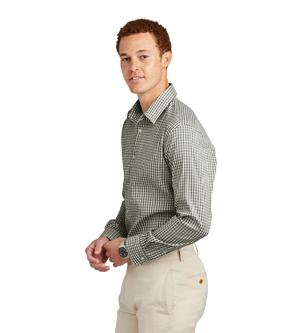 Brooks Brothers Custom Men's Tech Stretch Patterned Shirt