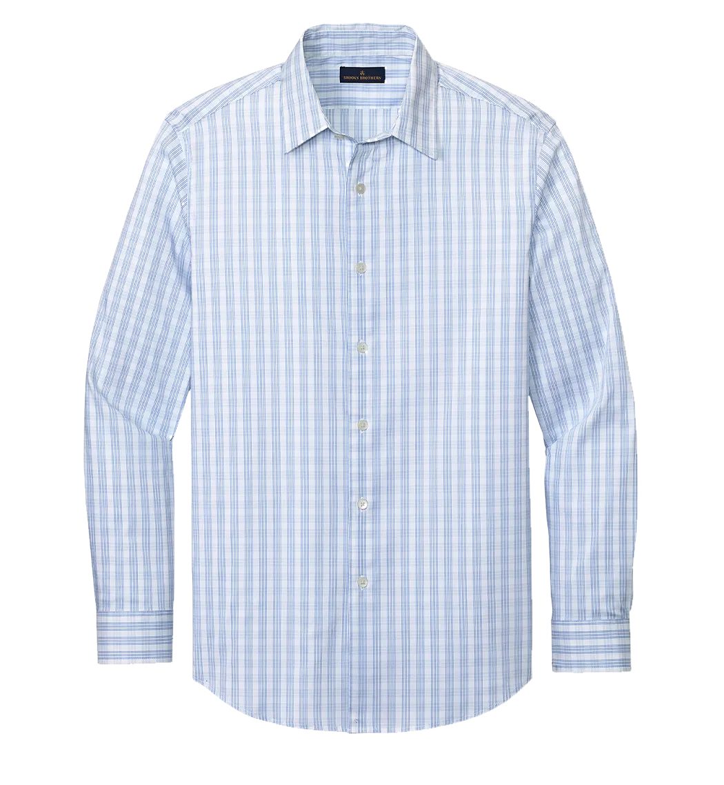Brooks Brothers Custom Men's Tech Stretch Patterned Shirt