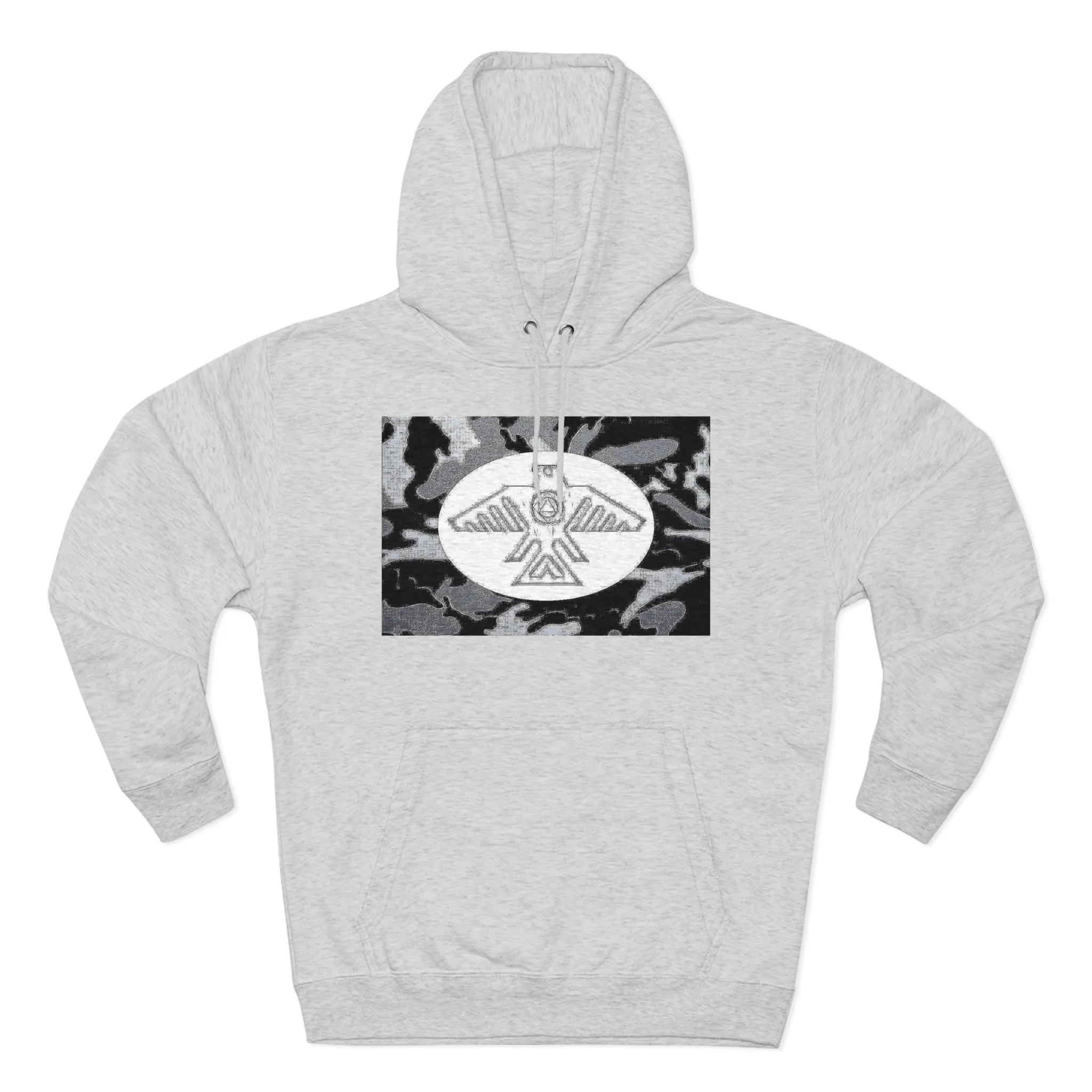 (Camouflage Recovery Thunderbird) Unisex Premium Pullover Hoodie