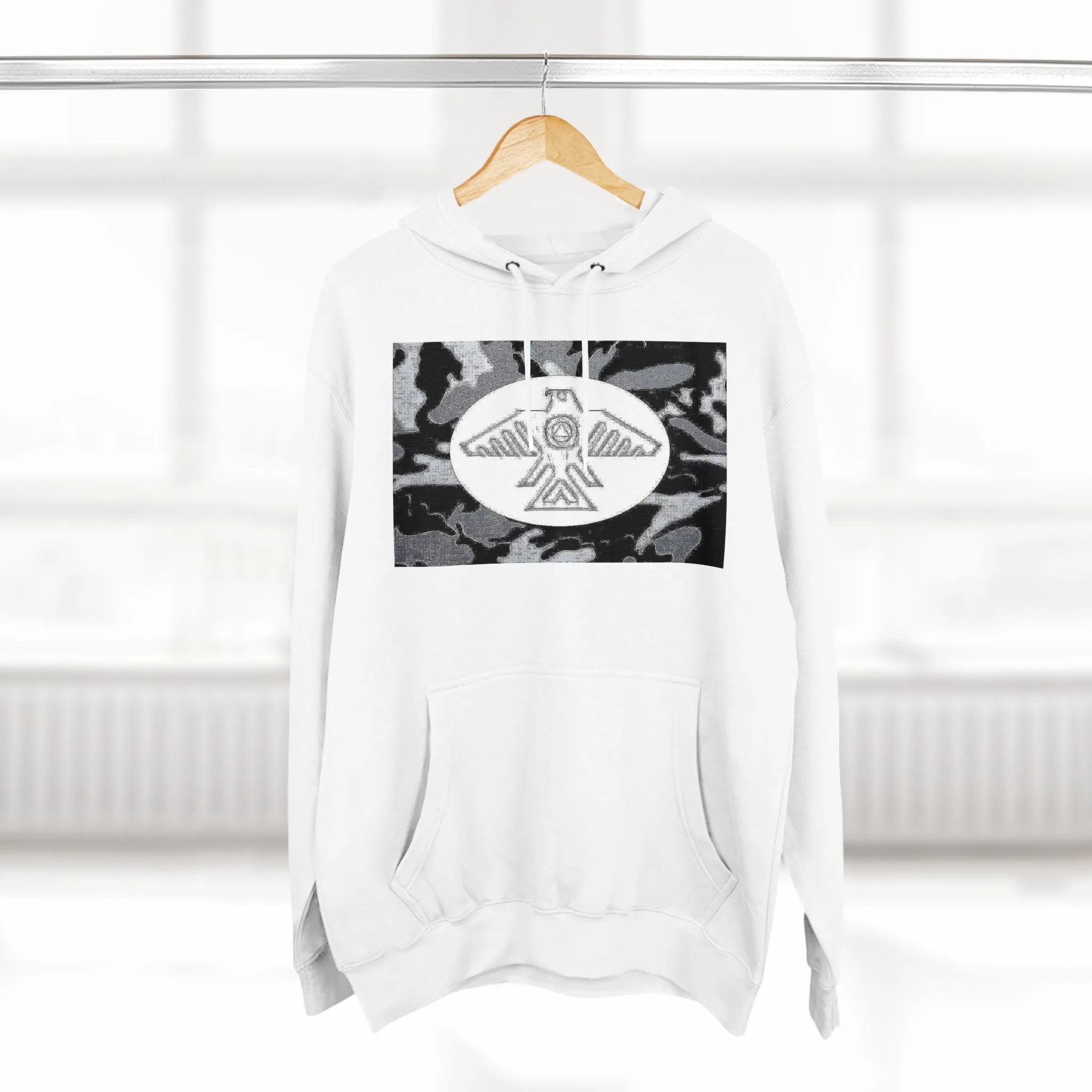 (Camouflage Recovery Thunderbird) Unisex Premium Pullover Hoodie