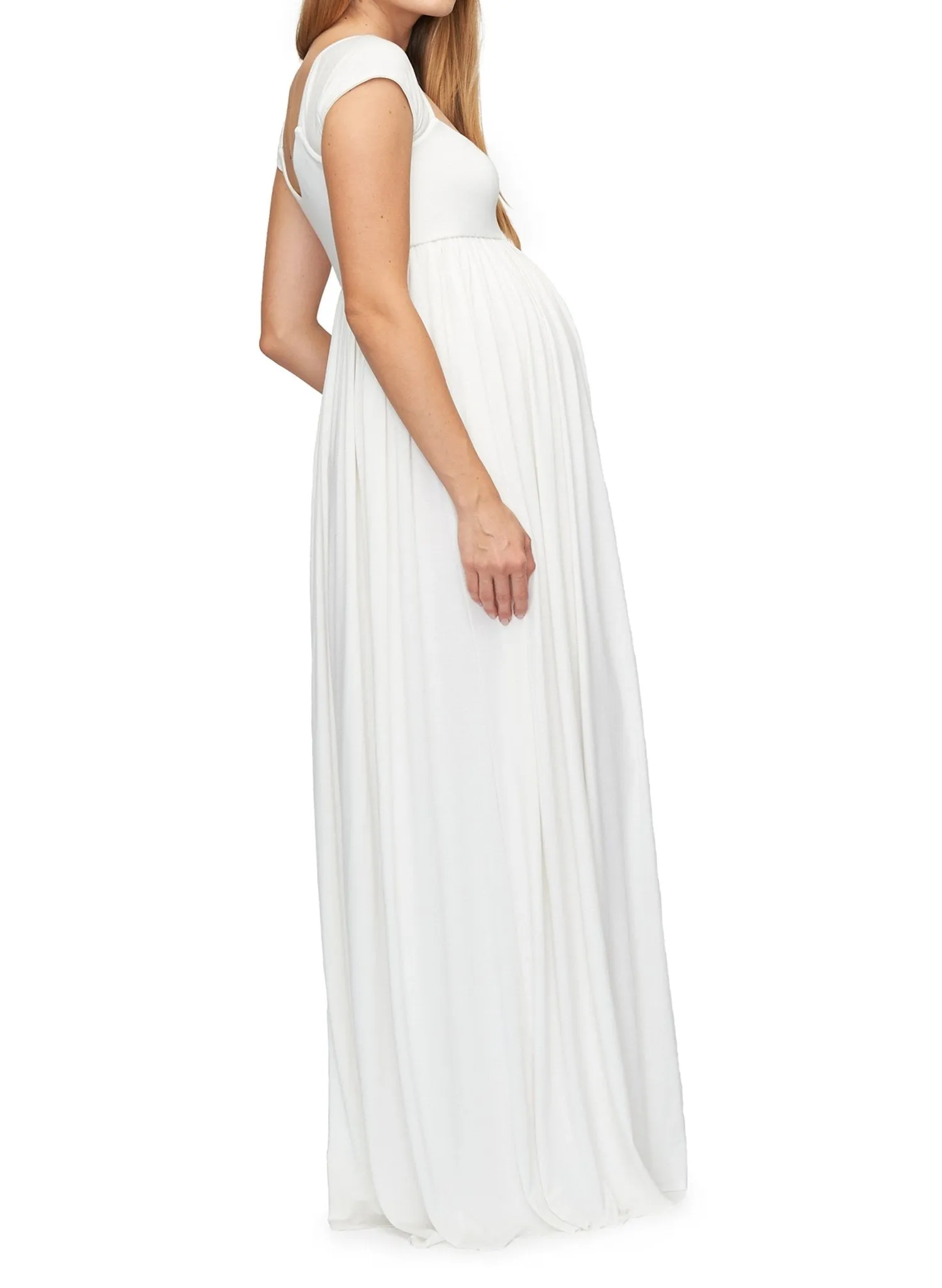 Cap Sleeve Isa Maternity Dress