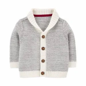 Carter's Infant Boys Ribbed Cardigan Grey 1N983510