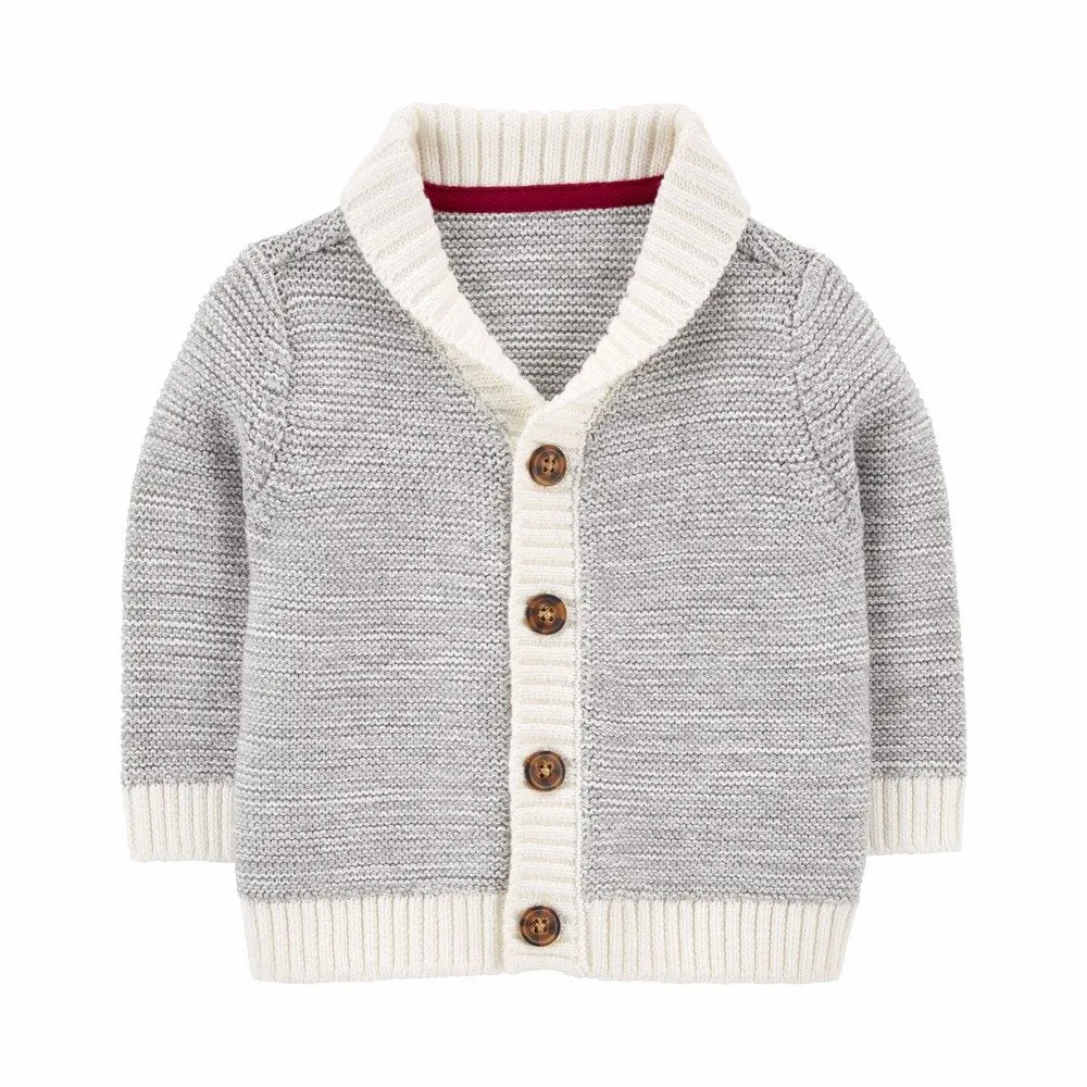 Carter's Infant Boys Ribbed Cardigan Grey 1N983510