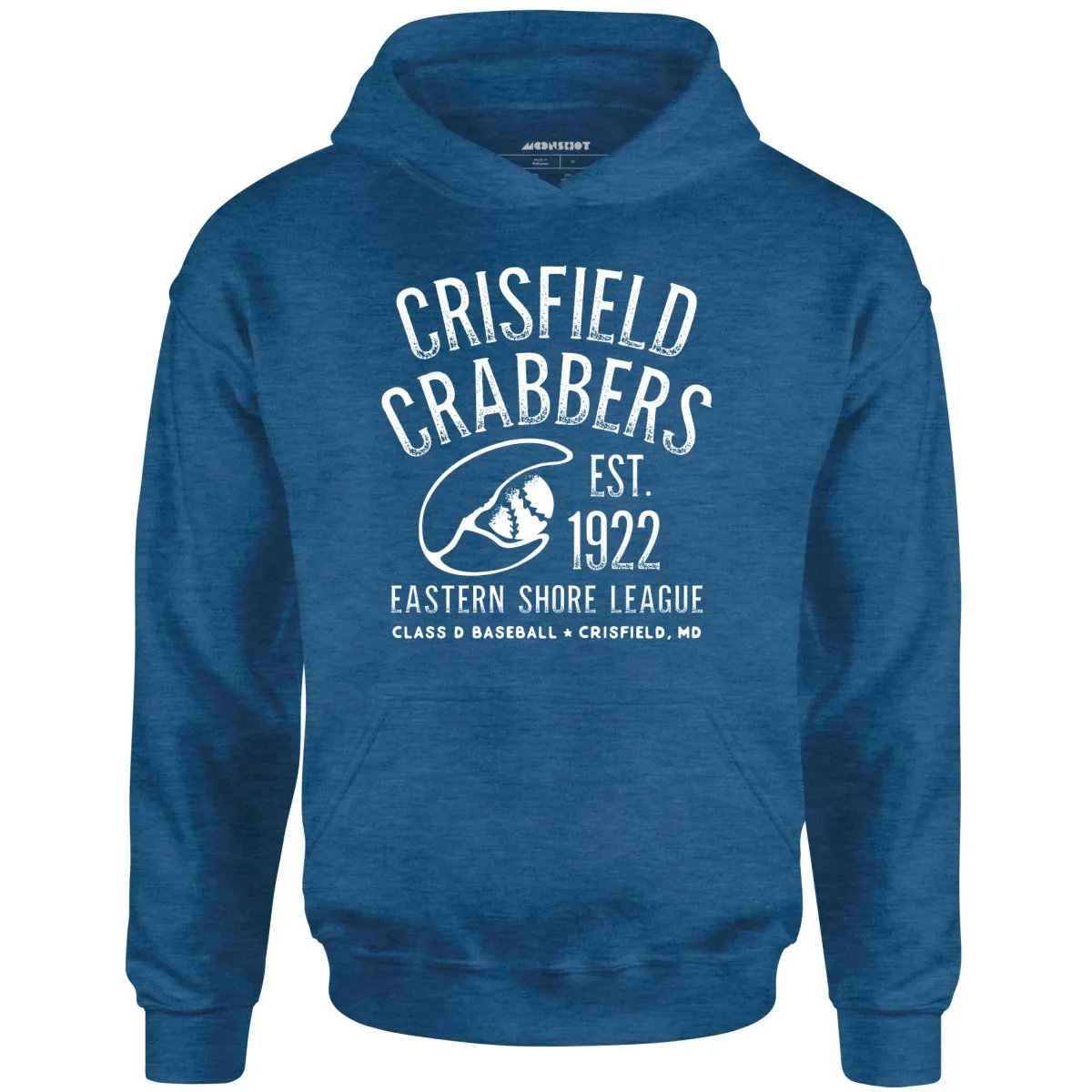 Crisfield Crabbers - Maryland - Vintage Defunct Baseball Teams - Unisex Hoodie