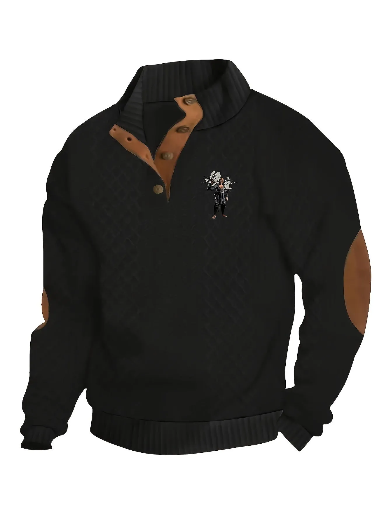 DARLON | Warm Knitted Mens Sweater with Fleece Lining