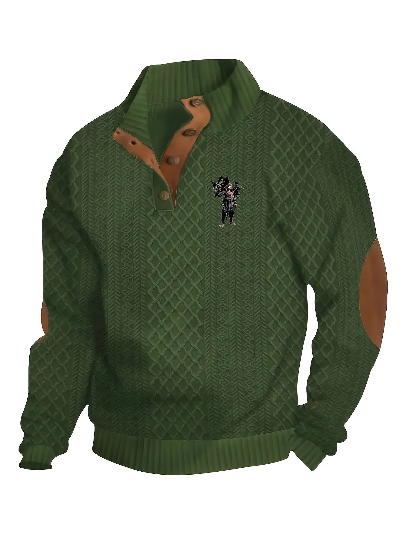 DARLON | Warm Knitted Mens Sweater with Fleece Lining