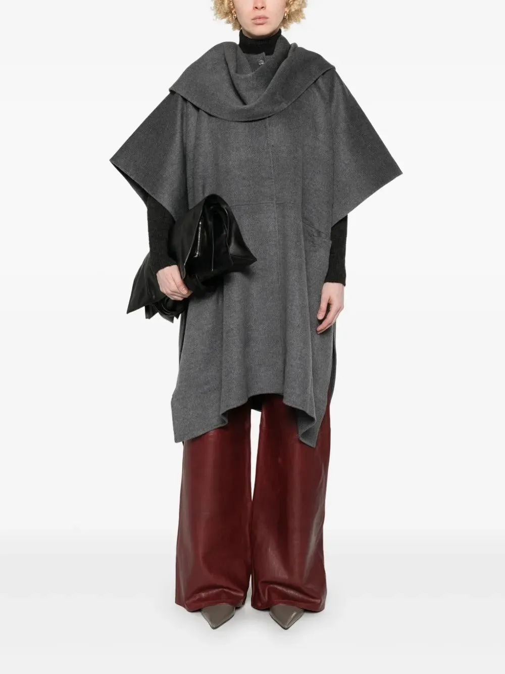 Doublé scarf coat