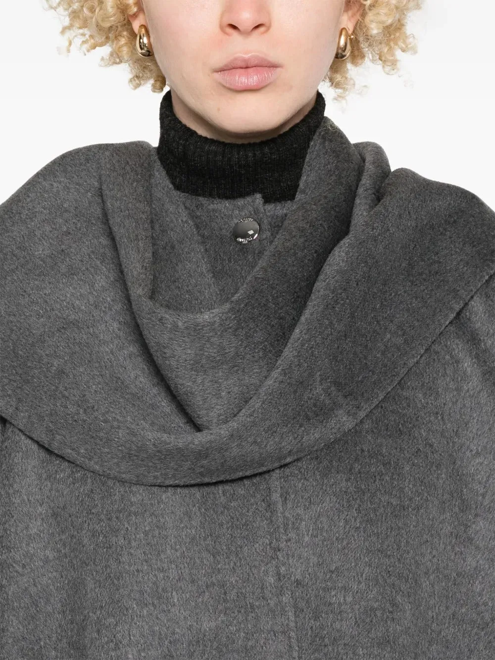Doublé scarf coat