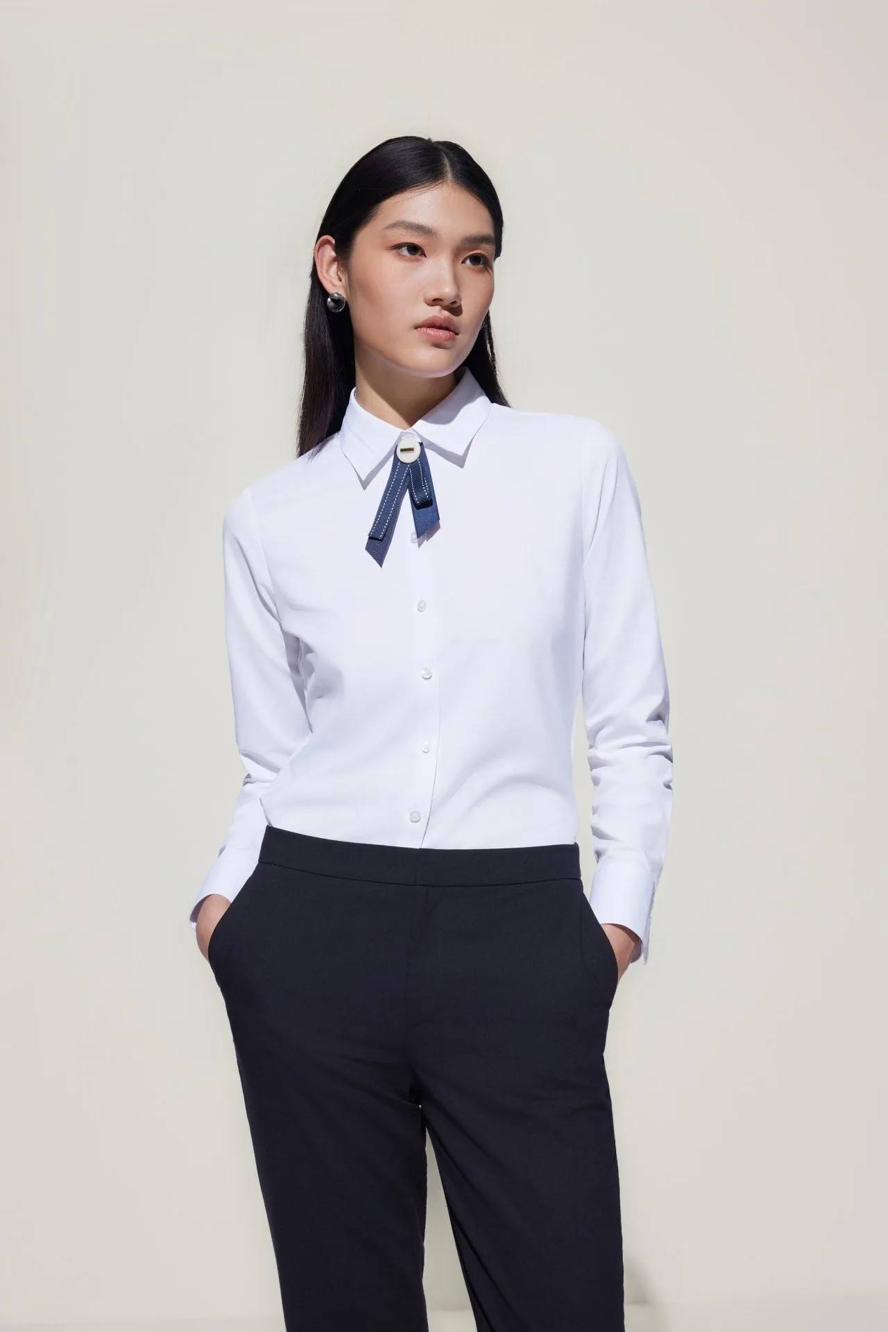 Dry Shirt With Detachable Tie