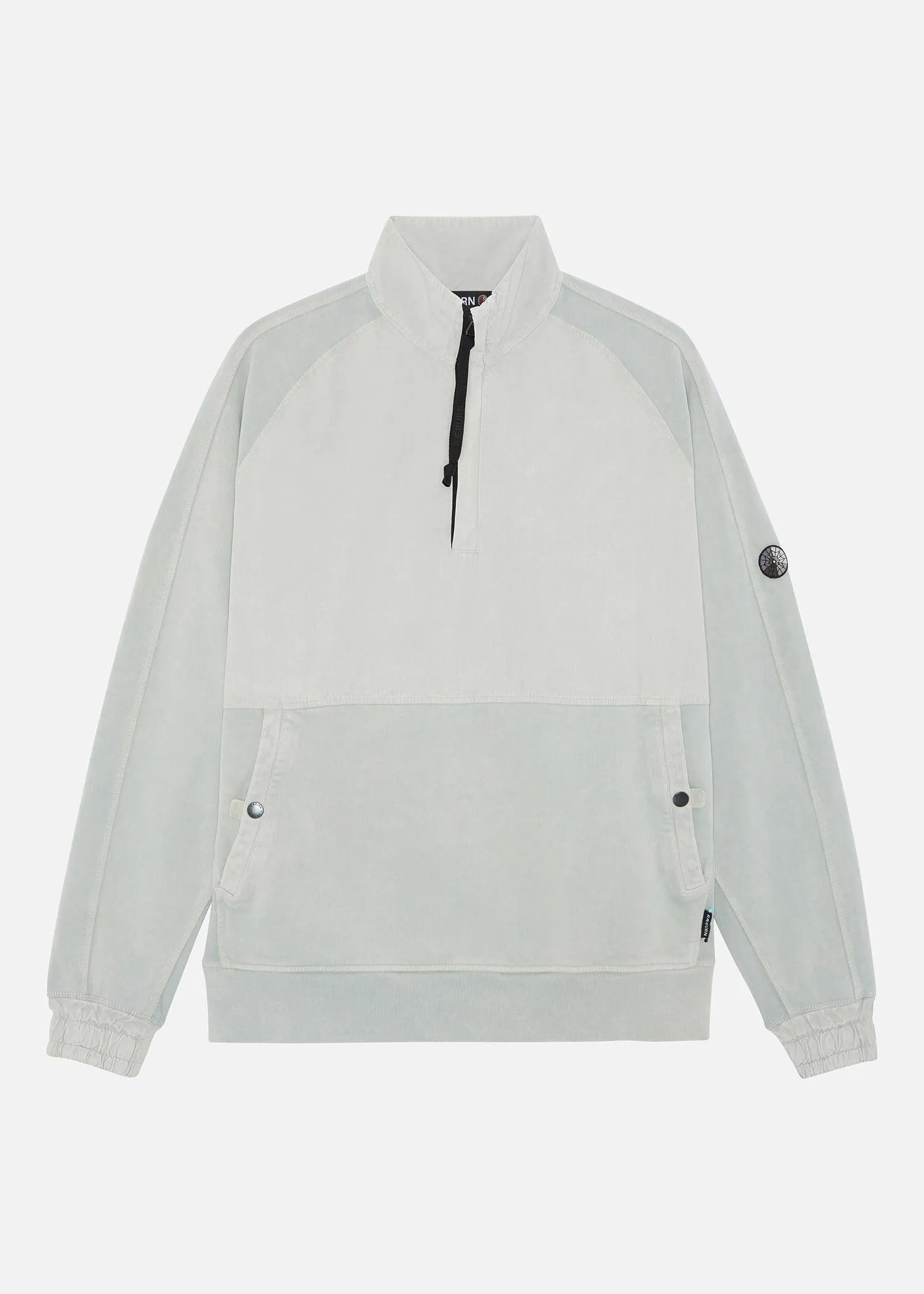 GD HALF ZIP SWEAT LIGHT BLUE