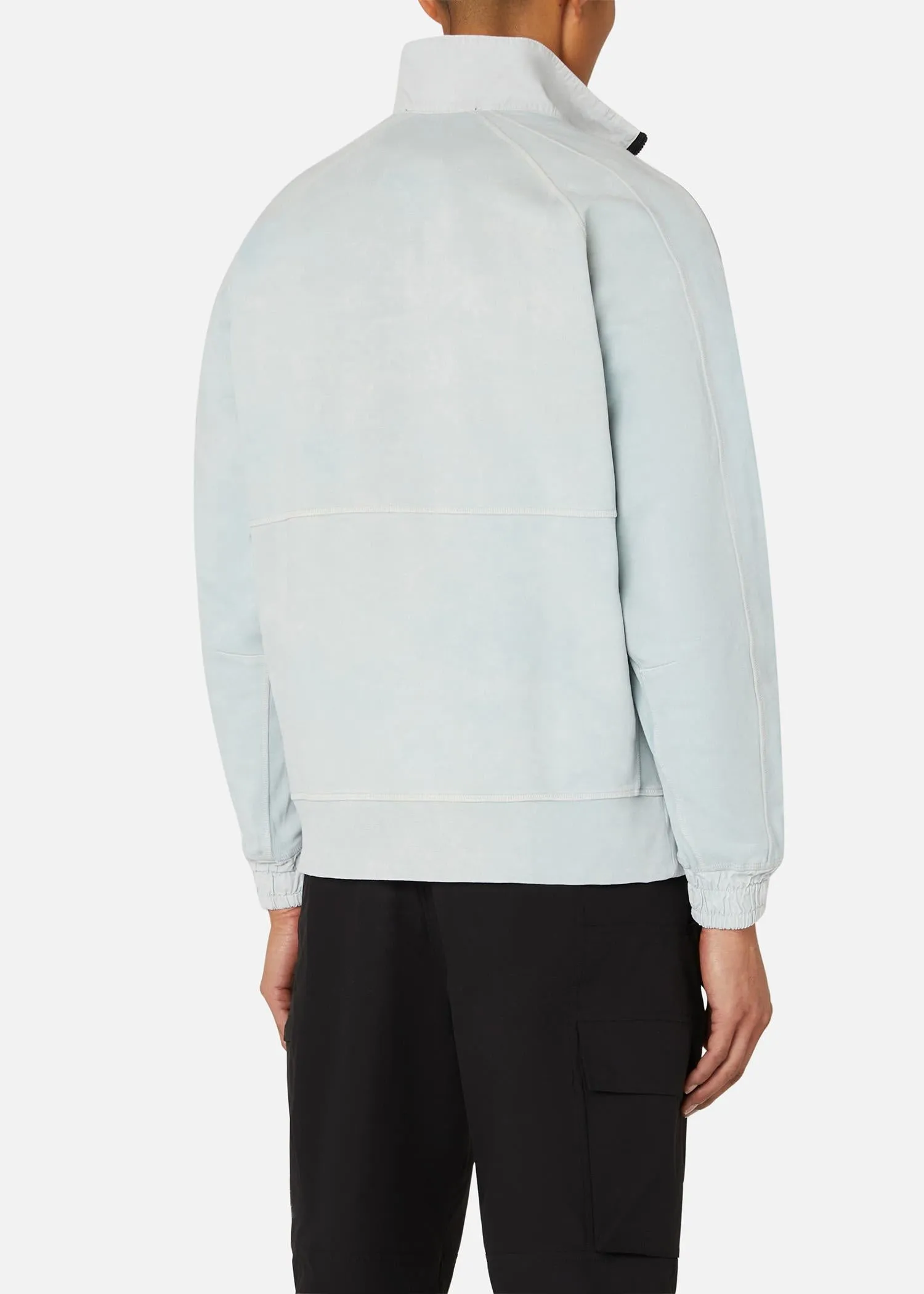 GD HALF ZIP SWEAT LIGHT BLUE
