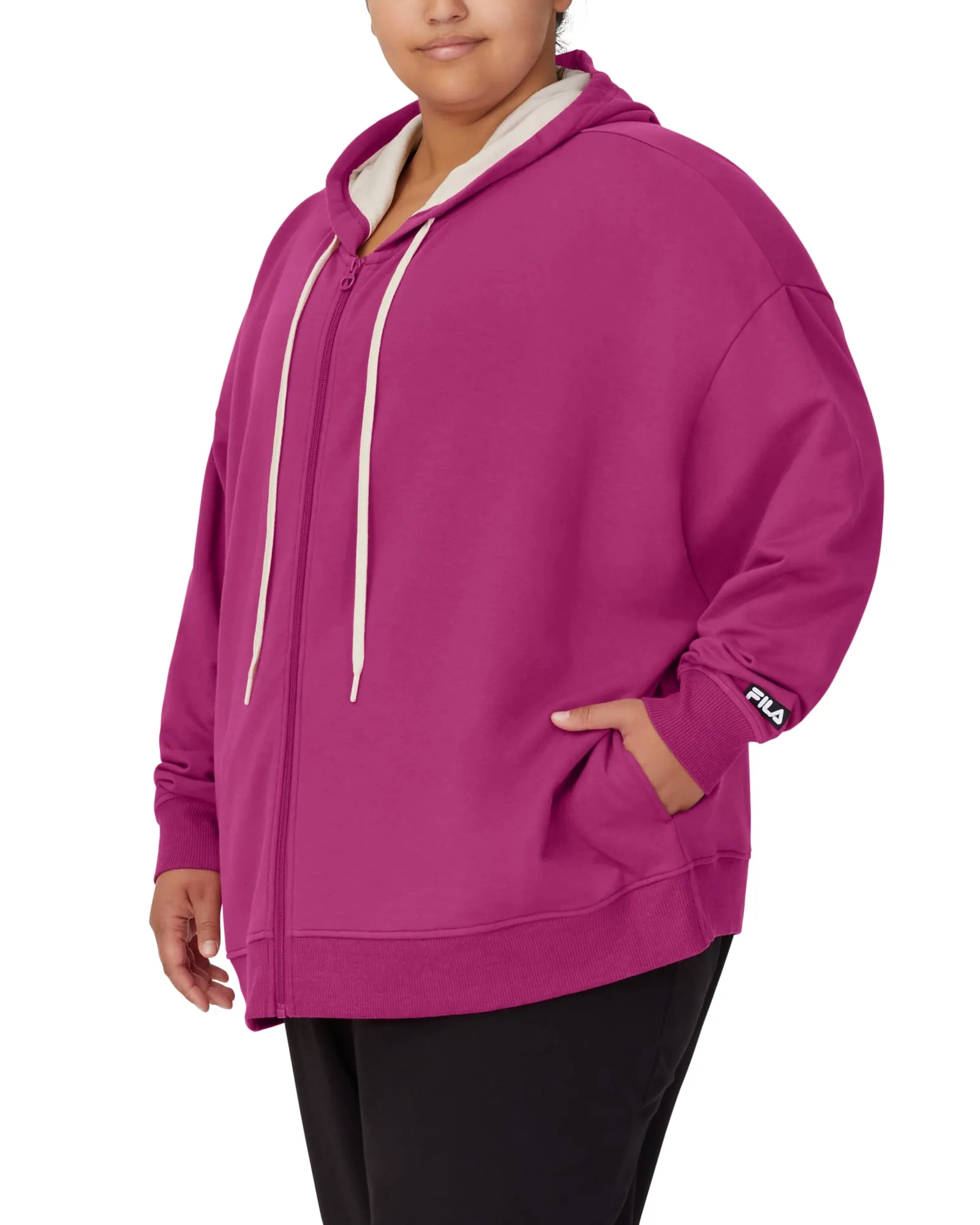 Harmony Hooded Jacket | Fuchsia