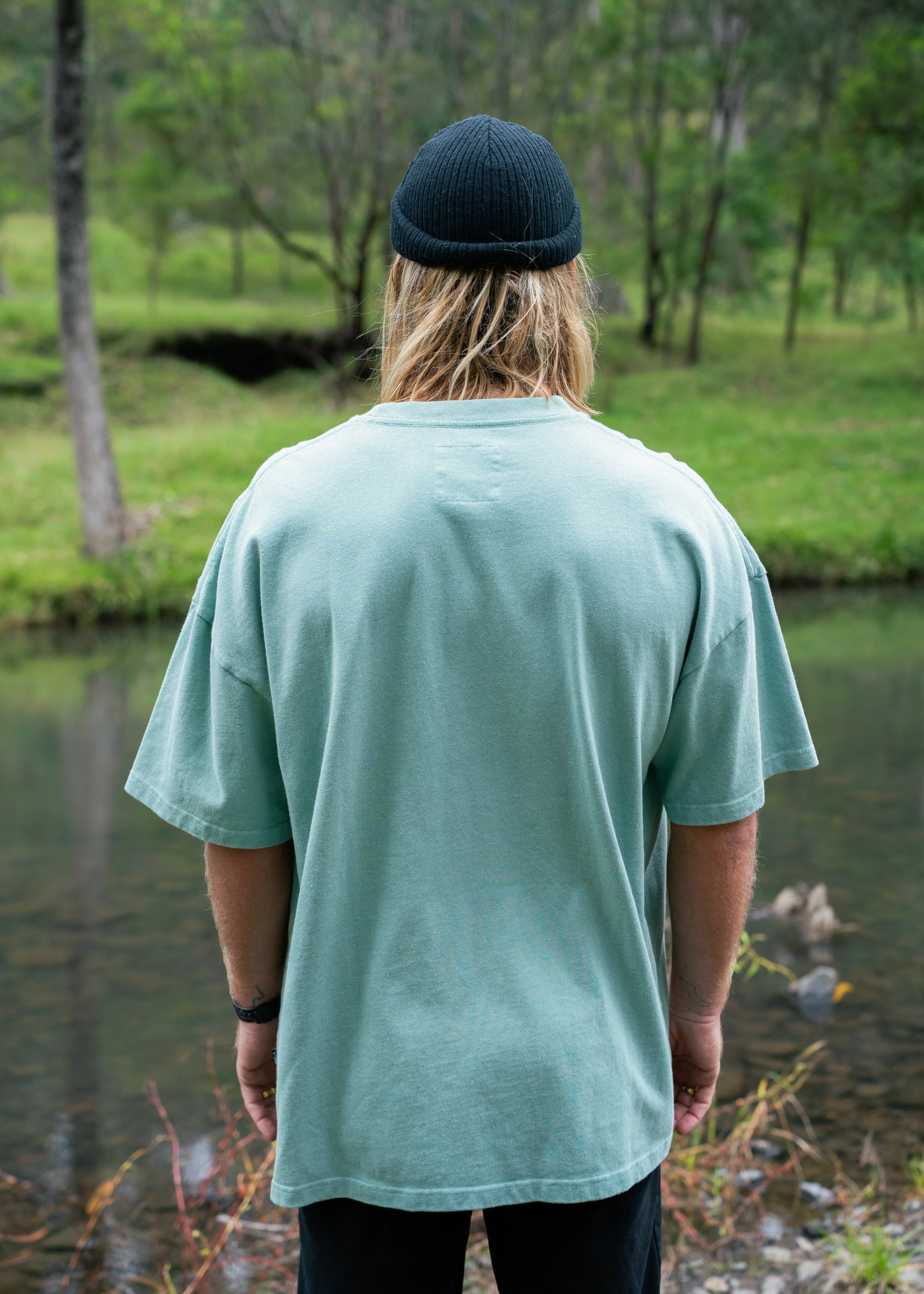 HEAVYWEIGHT JERSEY TEE FERN