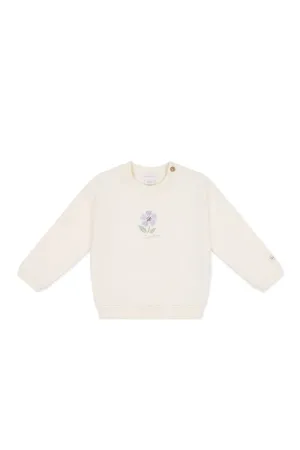 Jamie Kay Organic Cotton Bobbie Sweatshirt Parchment Lola
