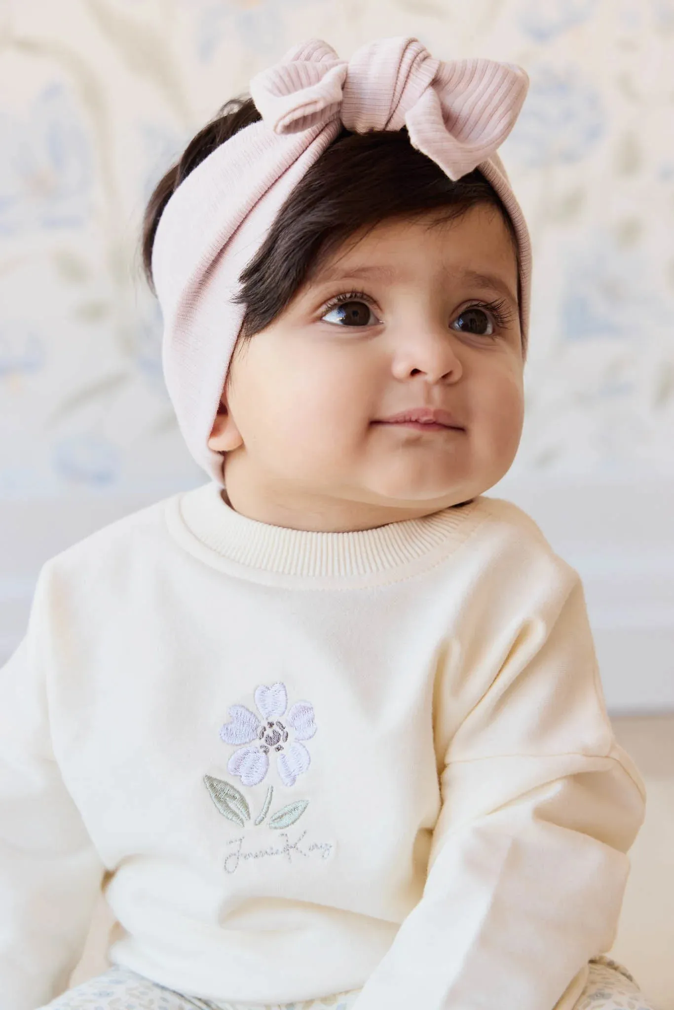 Jamie Kay Organic Cotton Bobbie Sweatshirt Parchment Lola