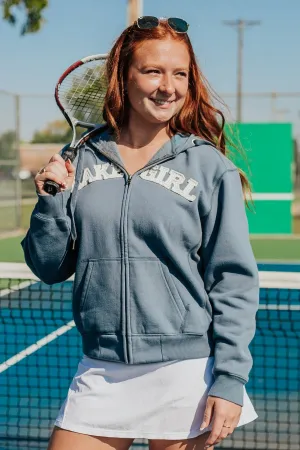 Lakegirl - Full Zip Hoodie - Baltic