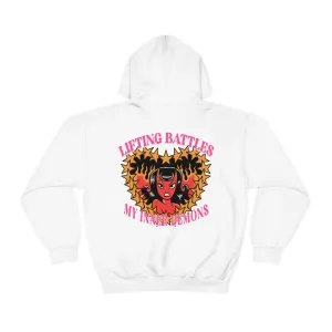LIFTING BATTLES MY INNER DEMONS -HOODIE