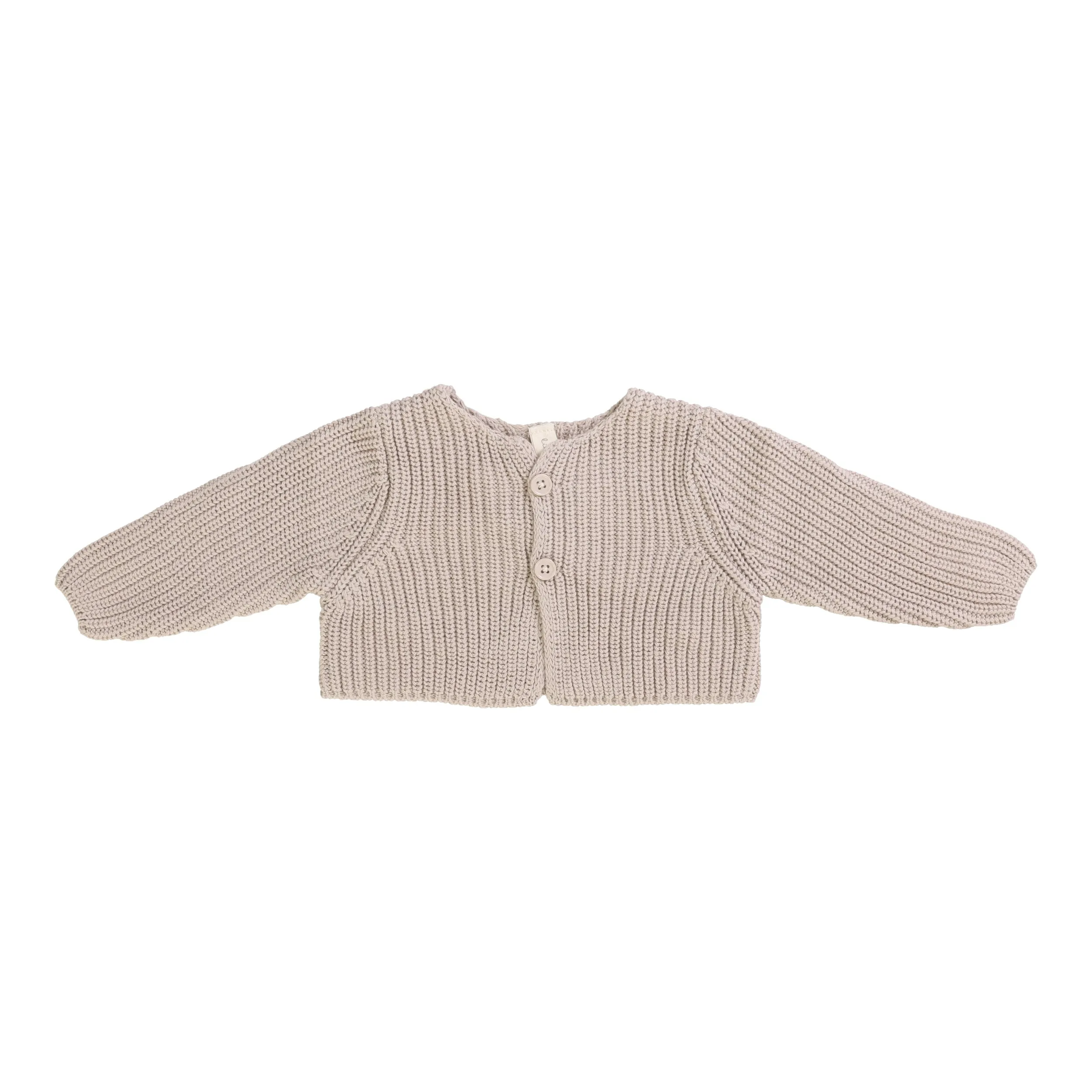 LILETTE  BY LIL LEGS  BY LIL LEGS OAT CHUNKY KNIT SHRUG