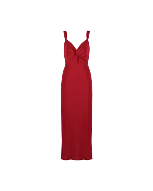 MAUDE SILK SLIP STRAWBERRY