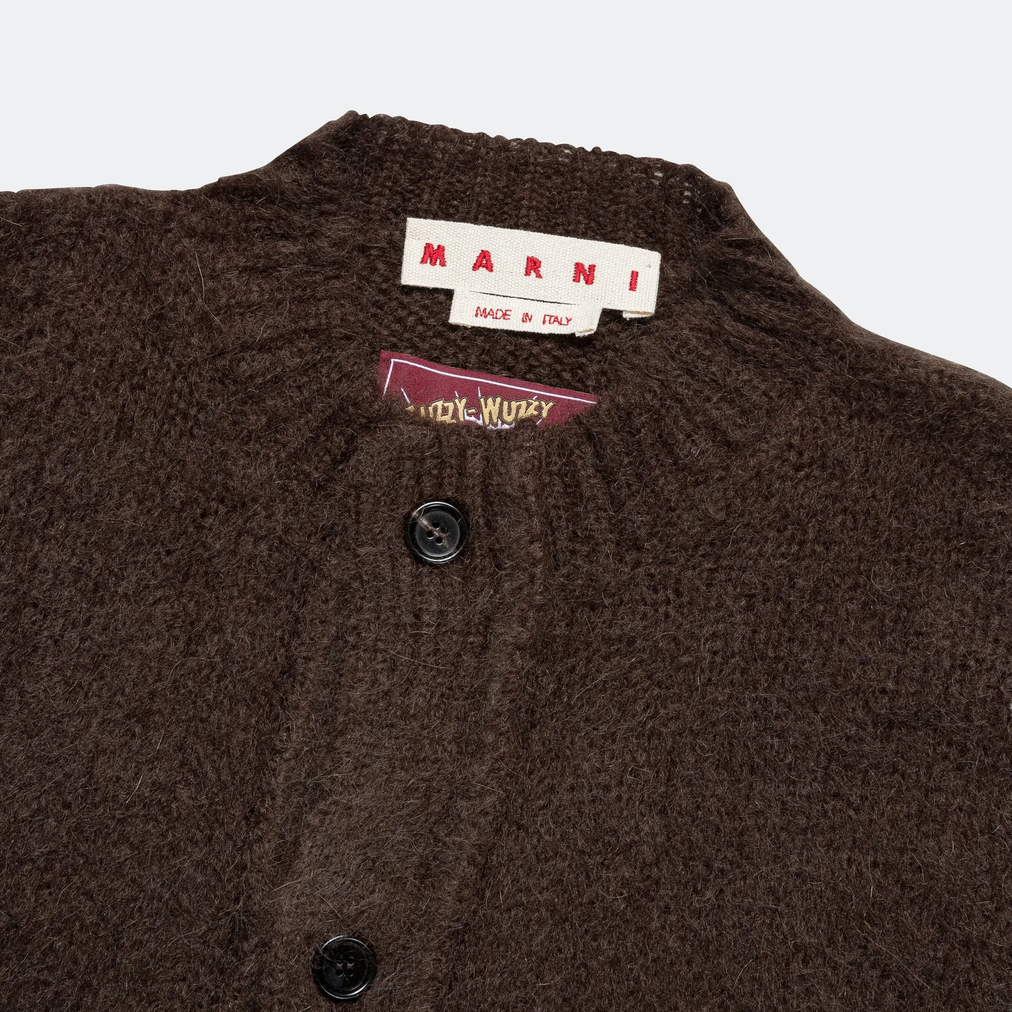 Mohair Cardigan - Brown