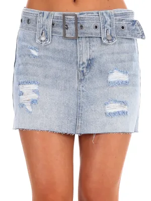 One Last Chance Low Waisted Mini Skirt