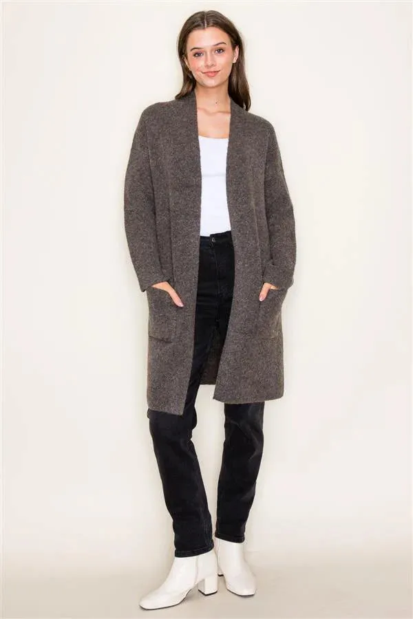 Open Pocket Cardigan Coats - 3 Colors! - FINAL SALE