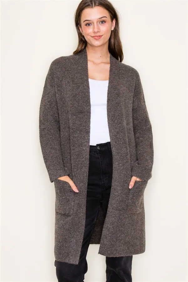 Open Pocket Cardigan Coats - 3 Colors! - FINAL SALE