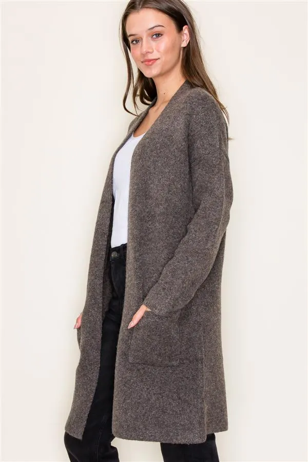 Open Pocket Cardigan Coats - 3 Colors! - FINAL SALE