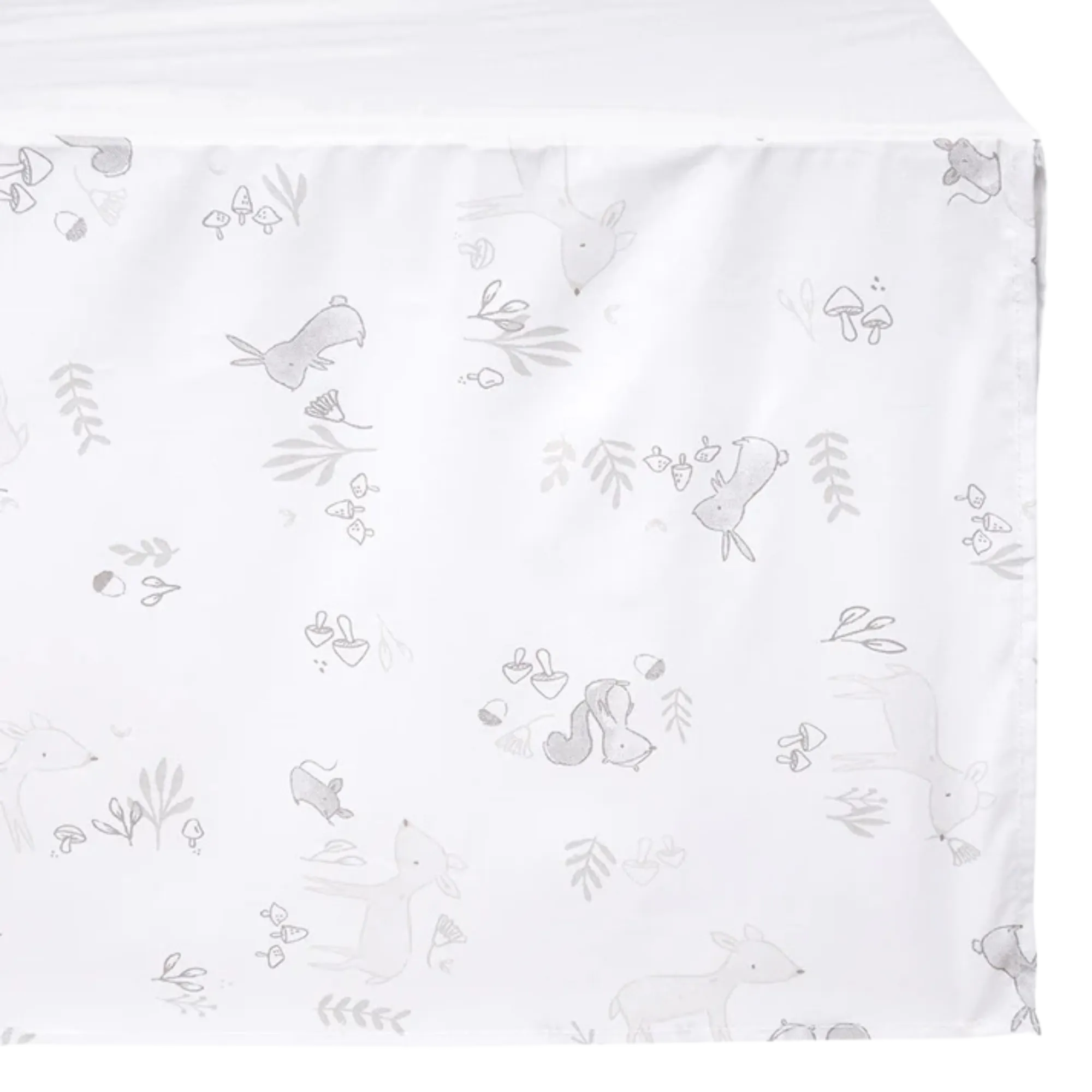 PERLIMPINPIN Crib Bed Skirt - Forest
