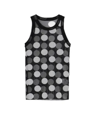 POLKA DOTS TULLE TANKTOP