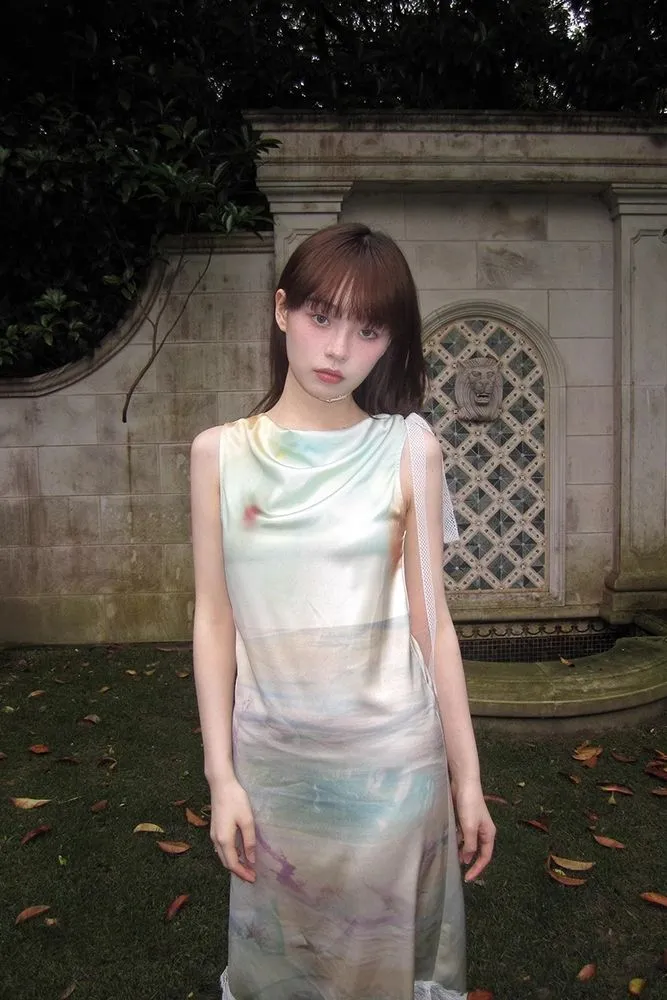 Printed vacation dresses【s0000008543】