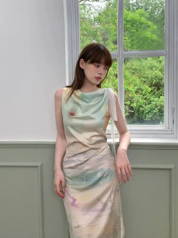 Printed vacation dresses【s0000008543】