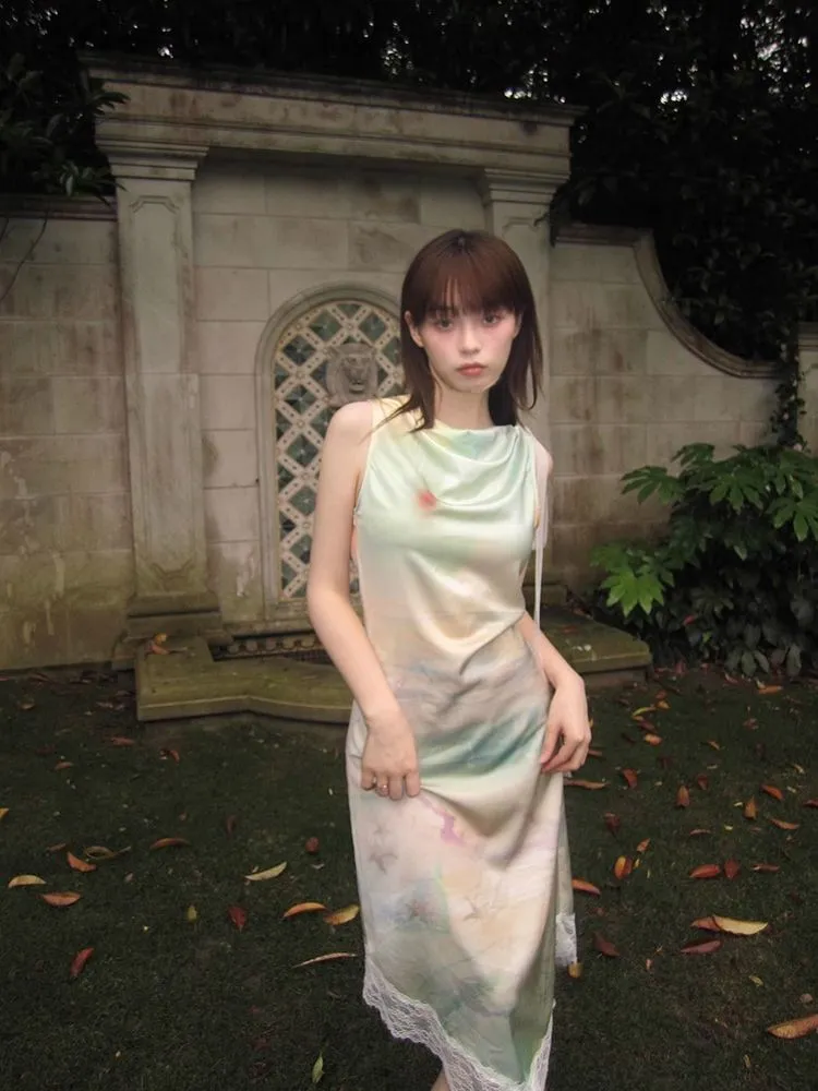 Printed vacation dresses【s0000008543】