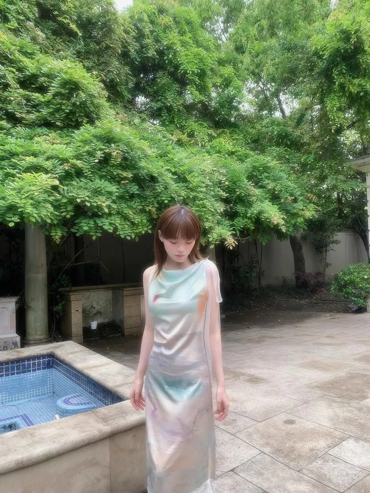 Printed vacation dresses【s0000008543】