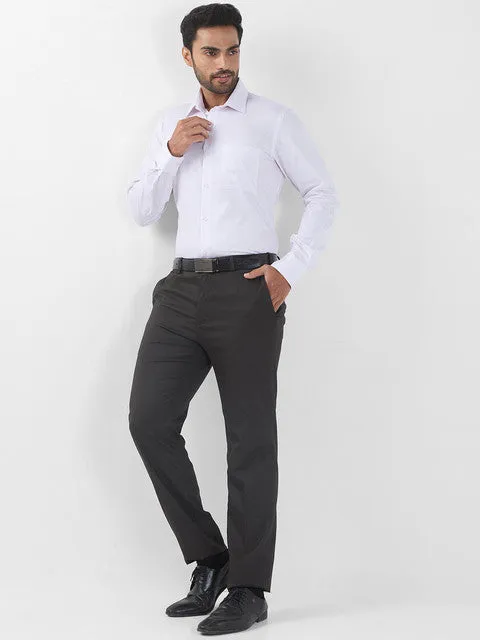 Raymond Men Pink Printed Regular Fit Cotton Formal Shirts