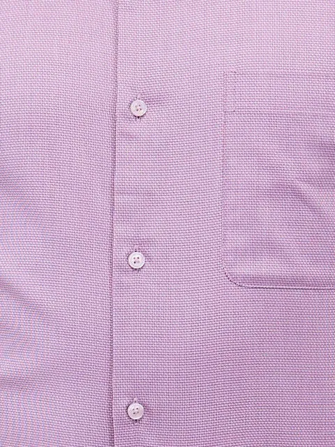 Raymond Men Purple Structured Contemporary Fit Cotton Formal Shirts