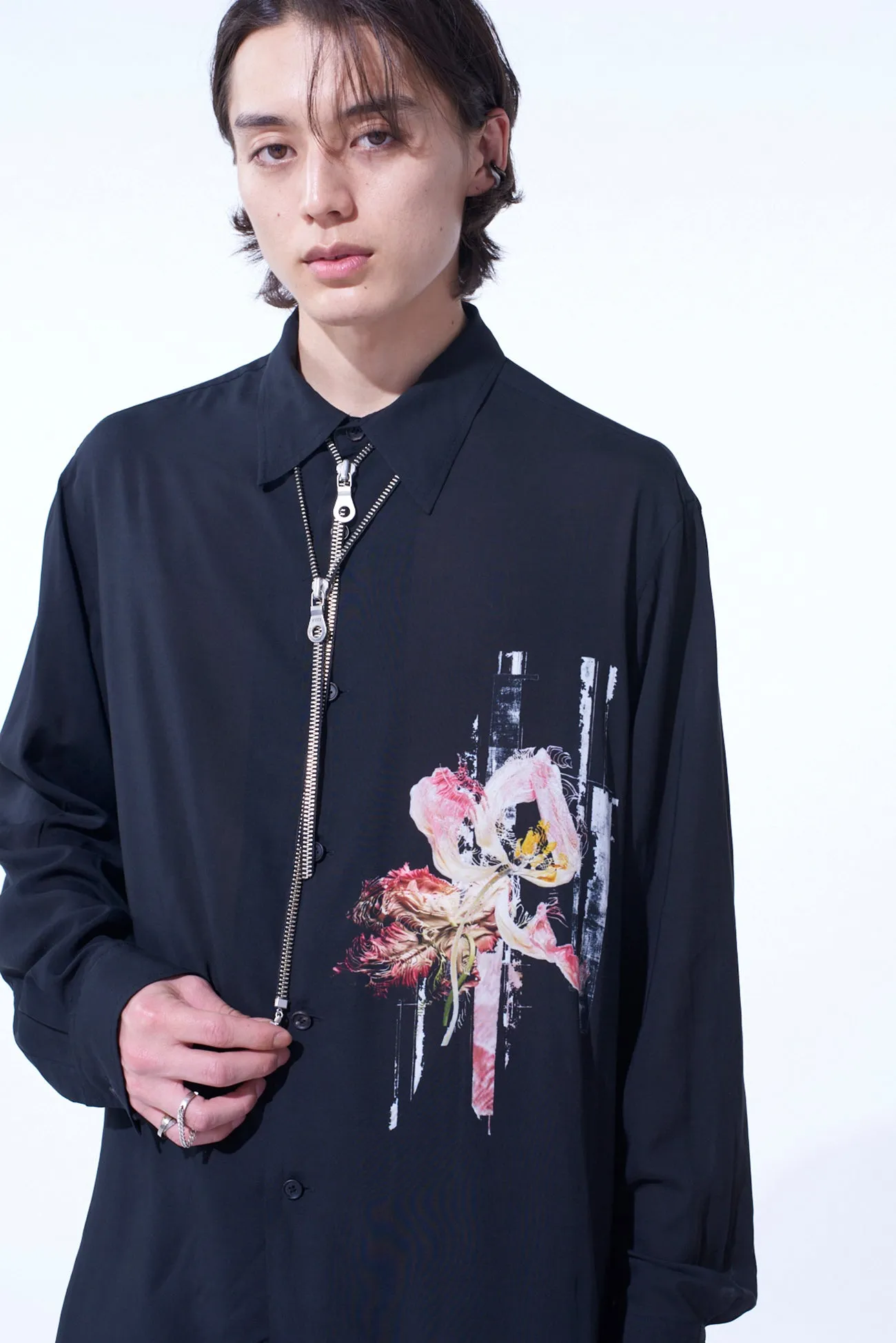 RAYON LOAN LILY PRINTED SHIRT