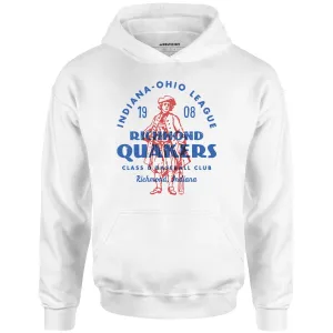 Richmond Quakers - Indiana - Vintage Defunct Baseball Teams - Unisex Hoodie