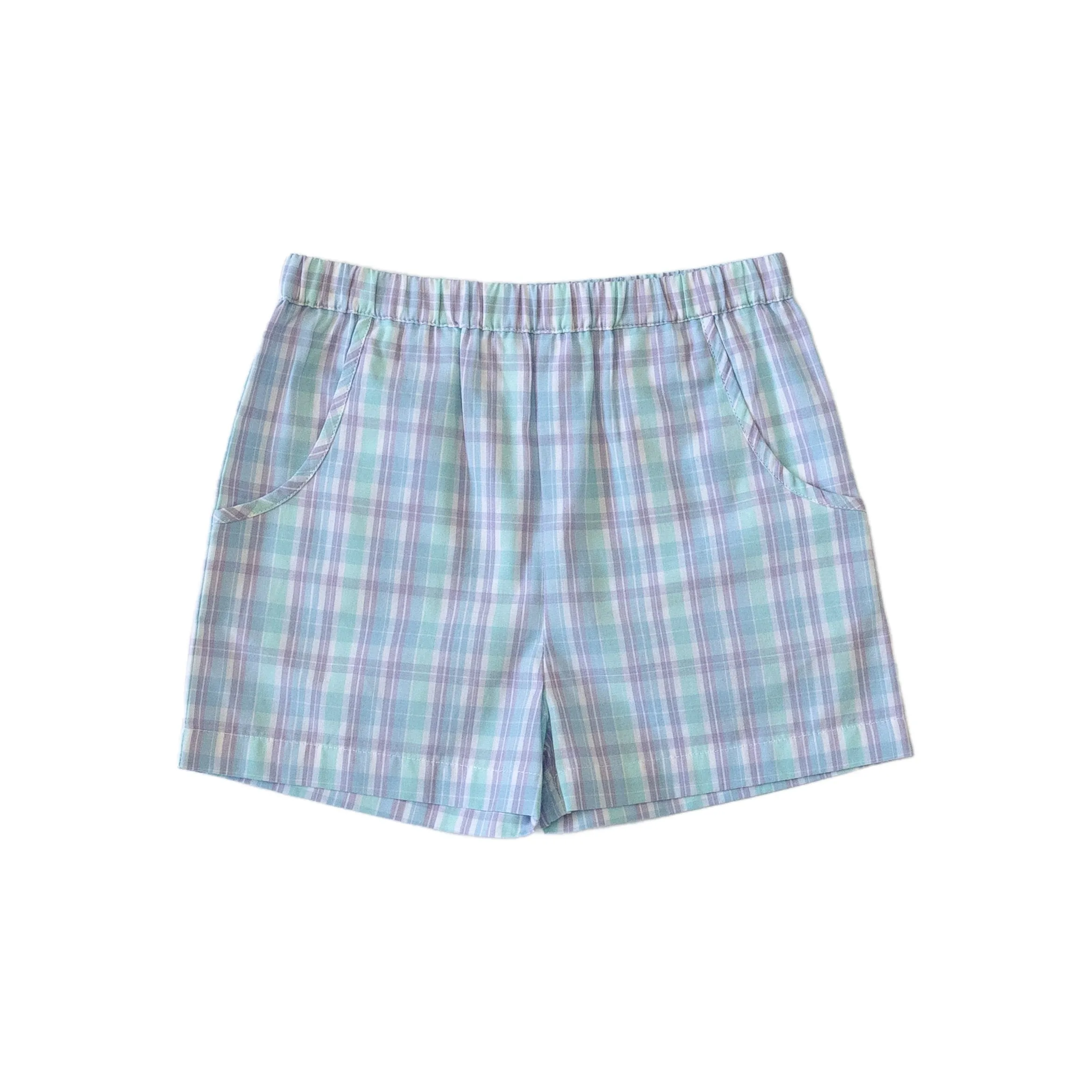 SAMPLE Andy Boys Shorts - Ponte Vedra Plaid Sizes 4, 5 and 10