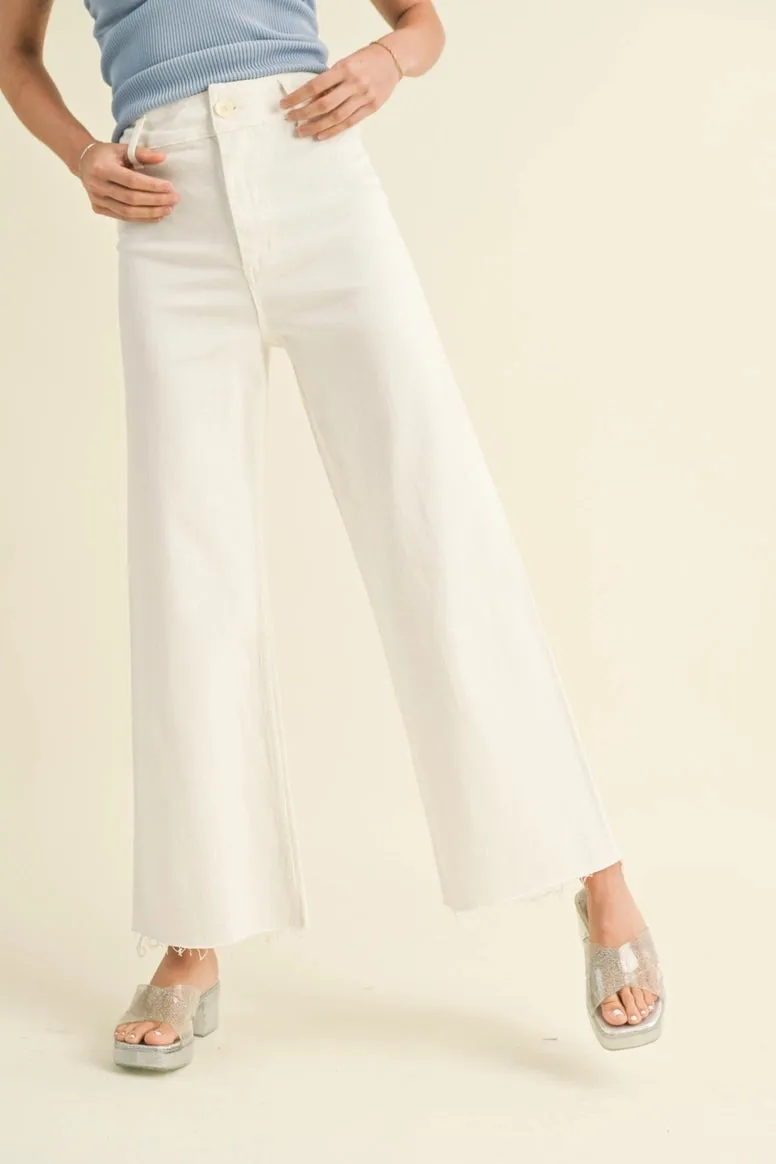 Straight Wide Leg Denim