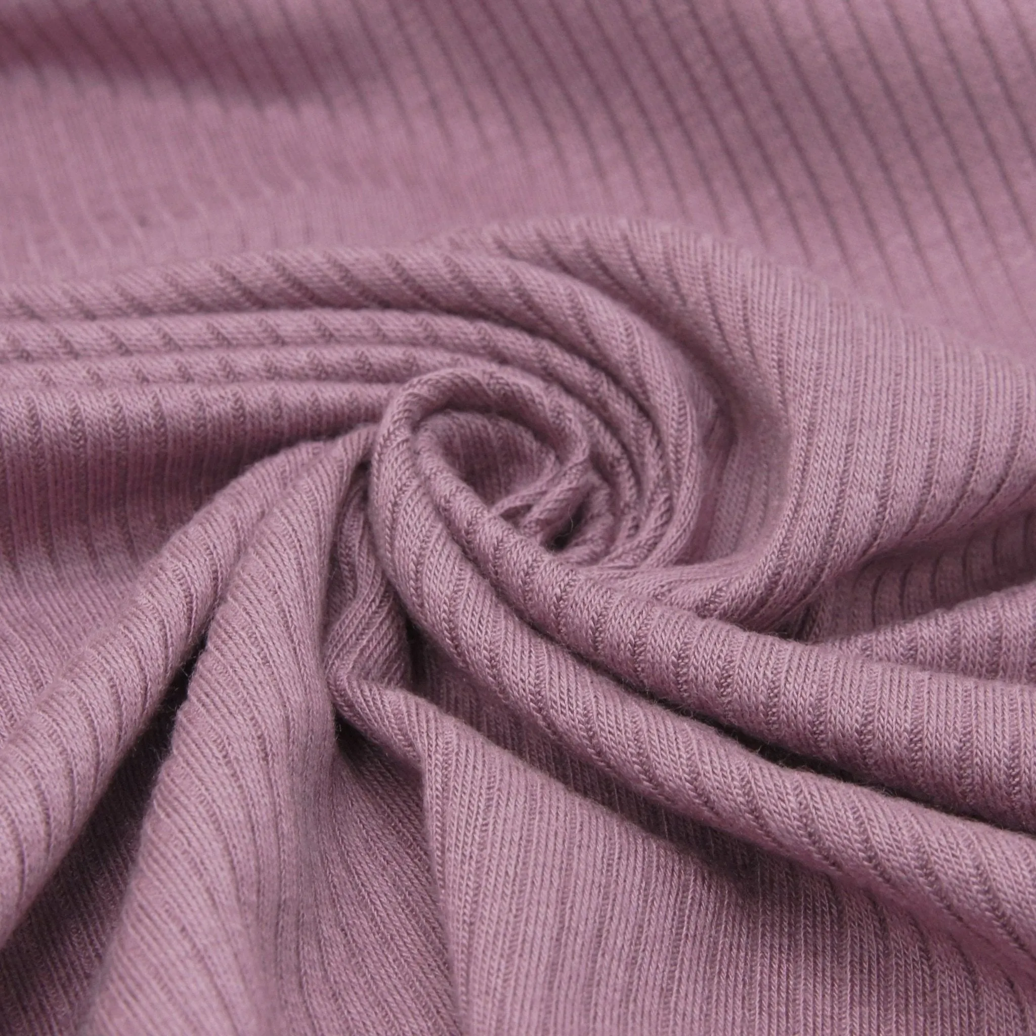 Tencel Modal Spandex Ribbed Knit - Ginger