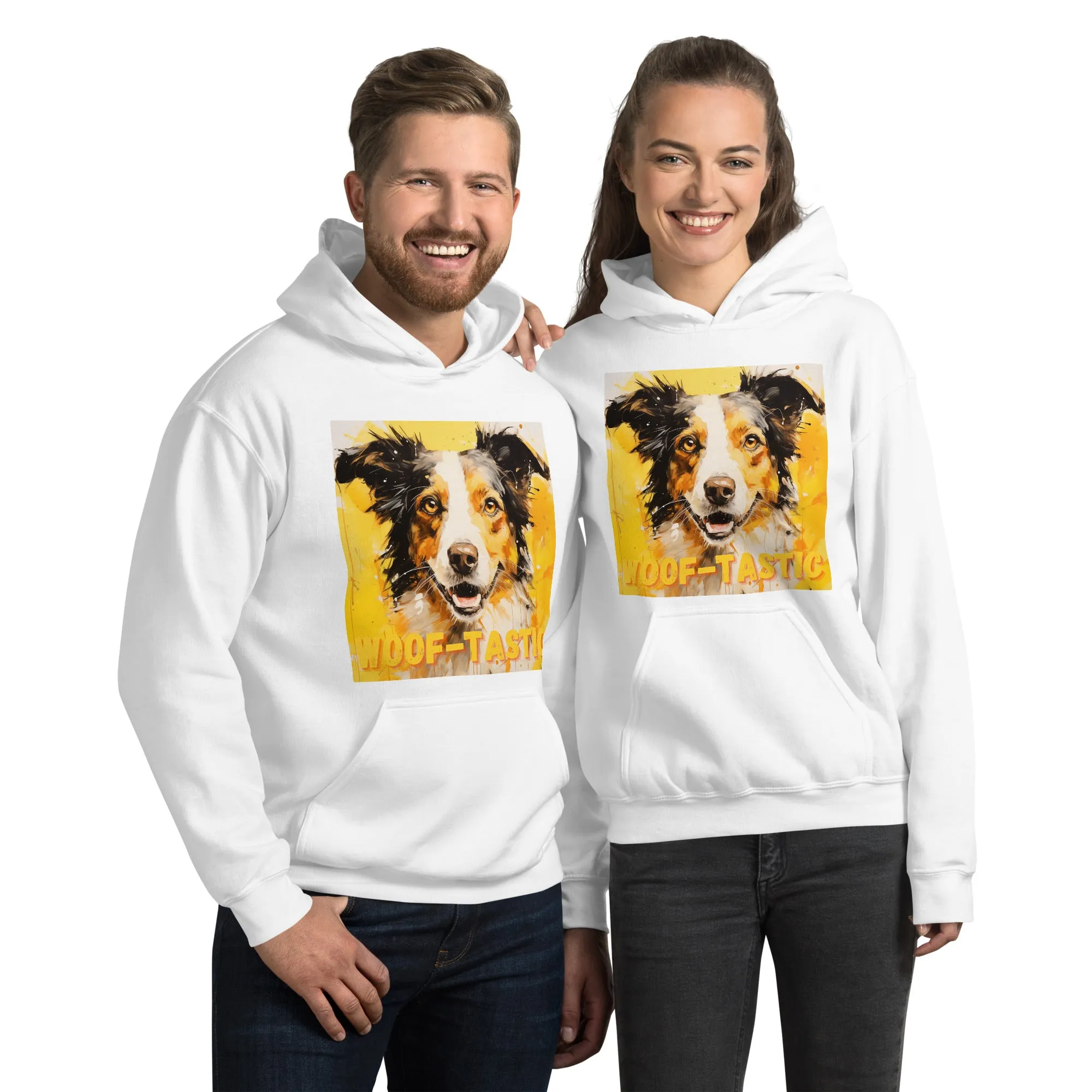 Unisex Hoodie Woof-tastic Border Collie