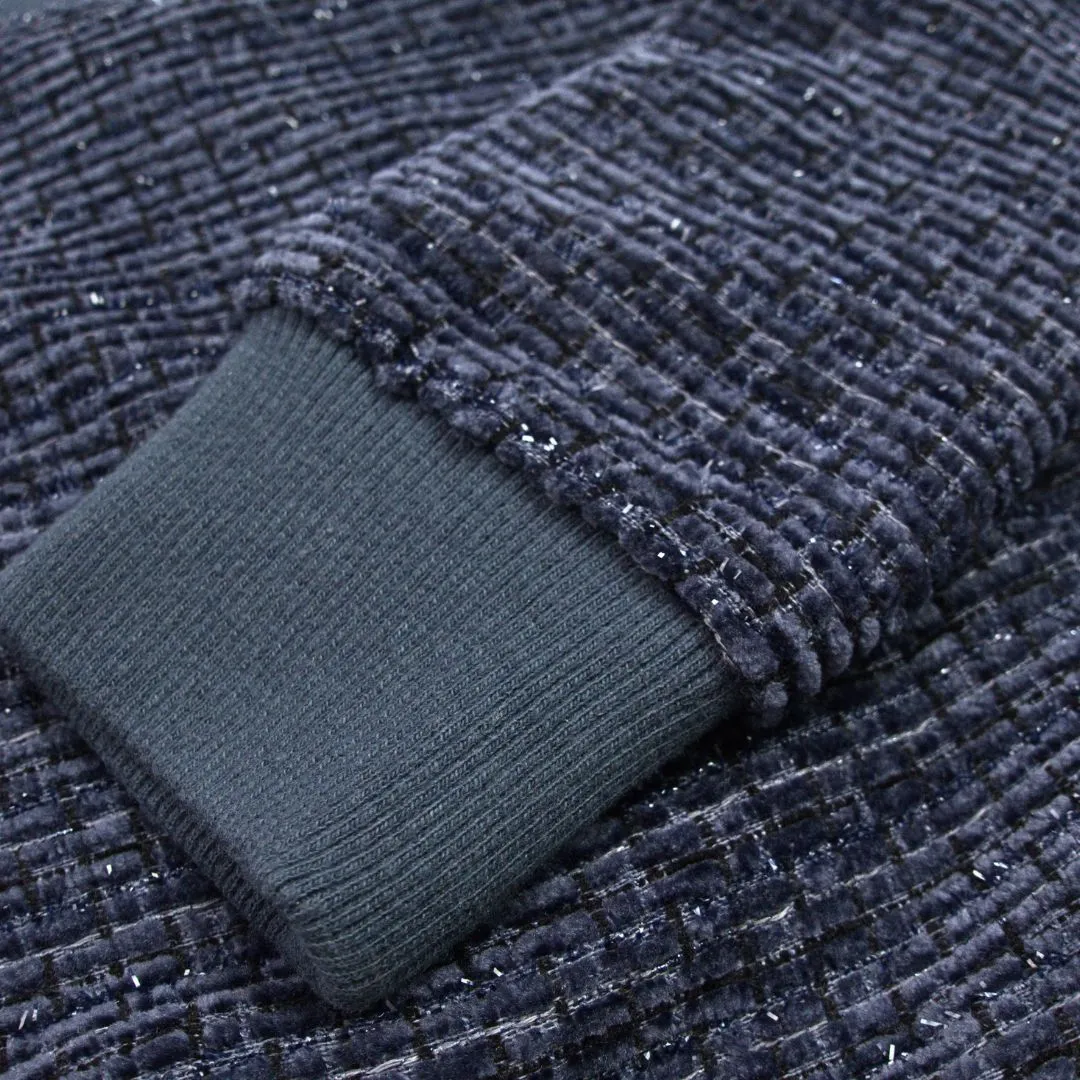 Willow Top | Navy Novelty