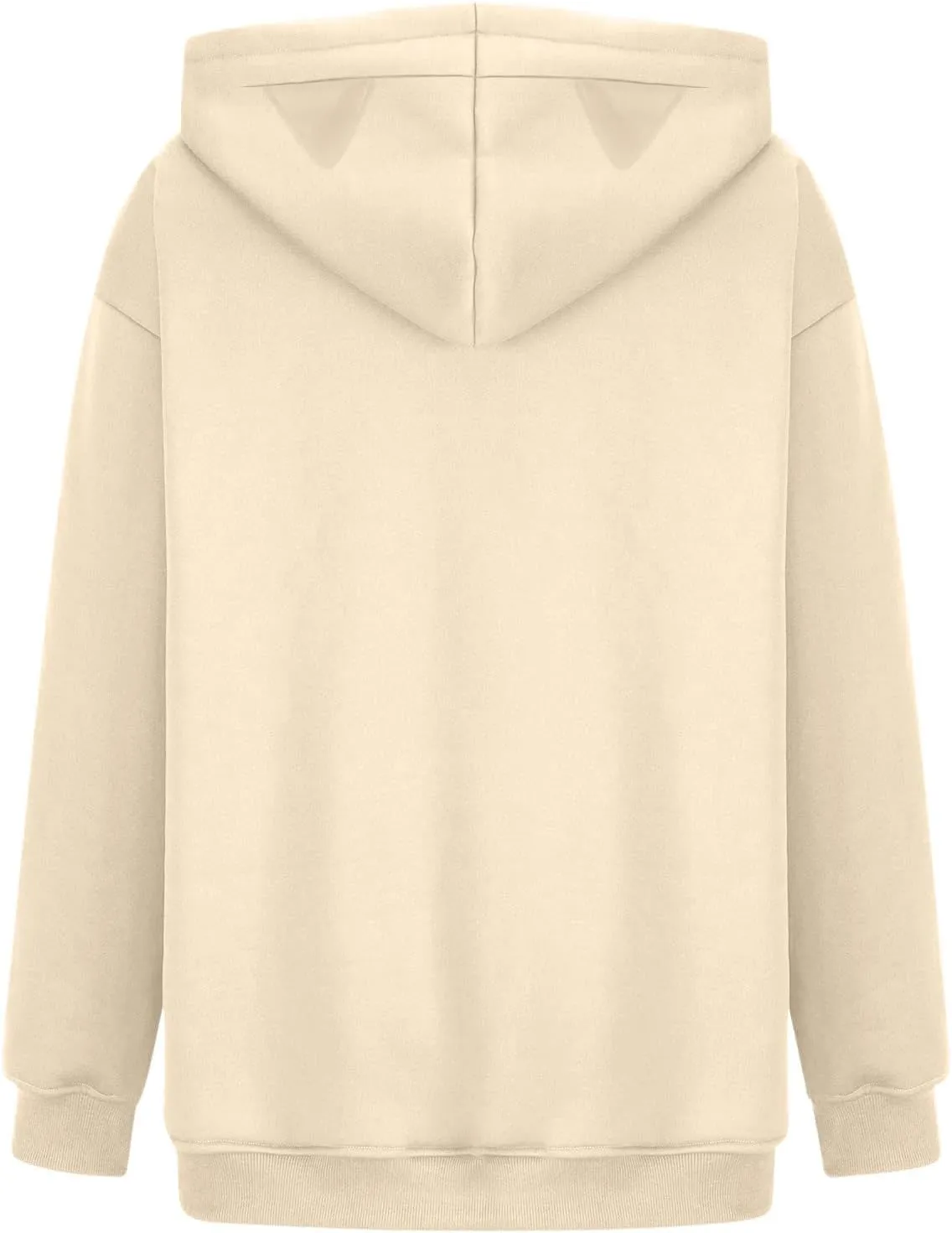 Womens Hoodies Cute Cat Ear Hoodie Sweatshirt Oversized Long Sleeve Pullover Tops Fleece Soft Pullover Sweater