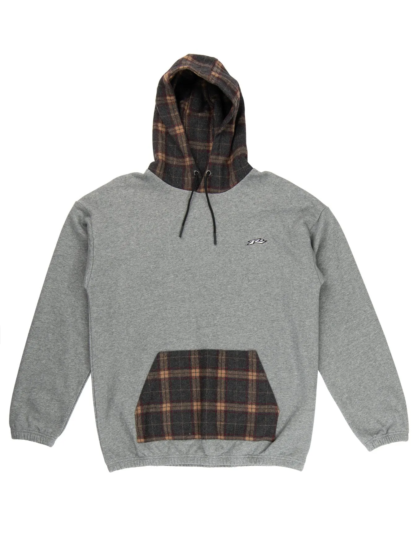 Woodchuck Hooded Fleece - Dark Grey Marle