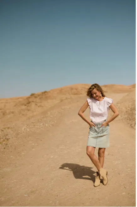 Zelina Denim Skirt